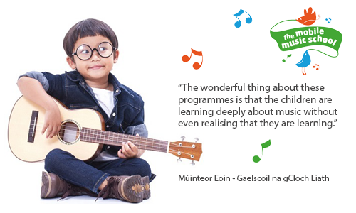 Mobile Music School educational workshops for schools