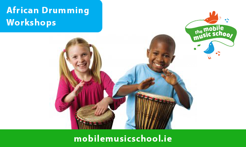African drumming workshop for schools